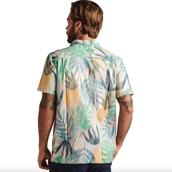 Roark Gonzo de Palmas Short Sleeve Button Down Shirt Small Colorful Cotton - Picture 3 of 14